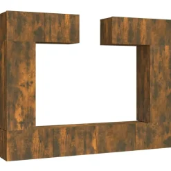 vidaXL Muebles Tv-Set de muebles de TV 6 pzas madera contrachapada