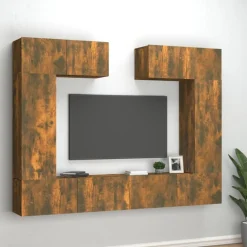 vidaXL Muebles Tv-Set de muebles de TV 6 pzas madera contrachapada