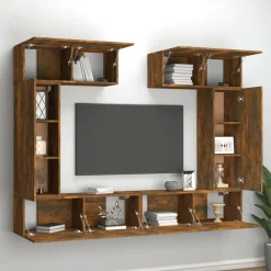 vidaXL Muebles Tv-Set de muebles de TV 6 pzas madera contrachapada