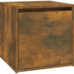 vidaXL Set de muebles de recibidor madera contrachapada Roble ahumado Clearance