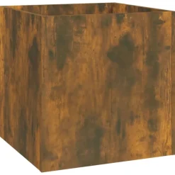 vidaXL Set de muebles de recibidor madera contrachapada Roble ahumado Clearance