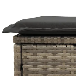 vidaXL Muebles De Jardín-Set de muebles de jardín 6 pzas y cojines ratán sintético