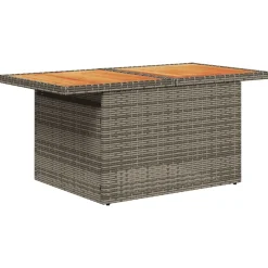 vidaXL Set de muebles de jardín 6 pzas y cojines ratán sintético gris gris y gris oscuro Hot