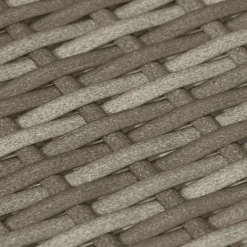 vidaXL Set de muebles de jardín 6 pzas y cojines ratán sintético gris gris y gris oscuro Hot