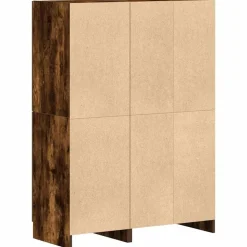 vidaXL Set de muebles de cocina 2 pzas madera ingeniería Roble ahumado Best