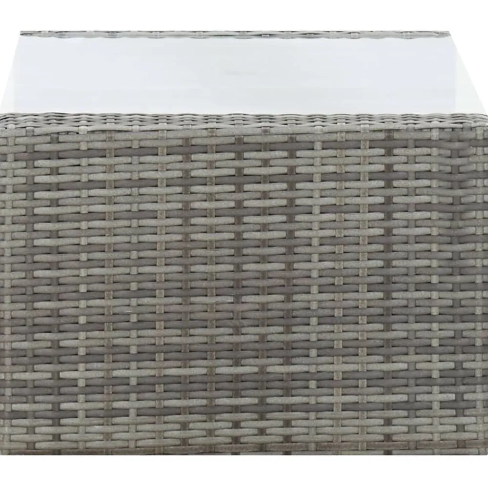 vidaXL Muebles De Jardín-Set de muebles de jardín 4 pzas y cojines ratán sintético