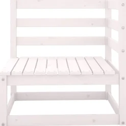vidaXL Muebles De Jardín-Set de muebles de jardín 2 pzas con cojines madera pino