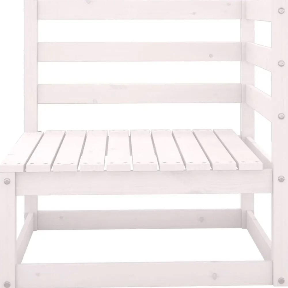vidaXL Muebles De Jardín-Set de muebles de jardín 2 pzas con cojines madera pino