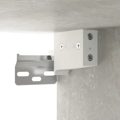 vidaXL Set de muebles de TV 3 pzas madera contrachapada gris hormigón Gris hormig&oacute;n Outlet