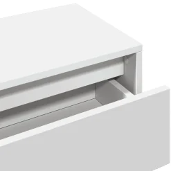vidaXL Set de muebles de recibidor 4 pzas madera de ingeniería Blanco Clearance
