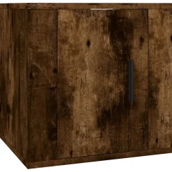 vidaXL Set de muebles de TV 6 pzas madera contrachapada Roble ahumado Online