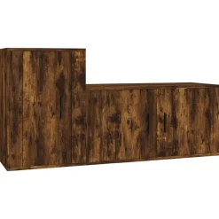 vidaXL Muebles Tv-Set de muebles de TV 2 pzas madera contrachapada