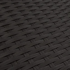 vidaXL Set de muebles jardín 5 pzas con cojines ratán sintético Negro Online