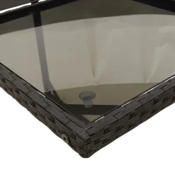 vidaXL Muebles De Jardín-Set de muebles jardín 5 pzas con cojines ratán sintético