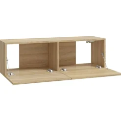 vidaXL Set de muebles para TV 8 pzas madera contrachapada Roble Sonoma Hot