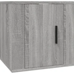 vidaXL Set de muebles para TV 2 pzas madera contrachapada Gris sonoma Discount