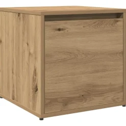 vidaXL Set de muebles recibidor madera contrachapada roble artesanal Roble artisan