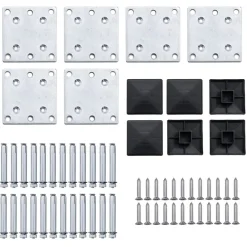 vidaXL Vallas De Jardín-Set de panel de valla WPC 872x146 cm