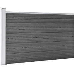 vidaXL Vallas De Jardín-Set de paneles de valla WPC 699x105 cm