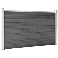 vidaXL Vallas De Jardín-Set de paneles de valla WPC 526x105 cm