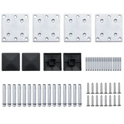 vidaXL Vallas De Jardín-Set de paneles de valla WPC 526x105 cm