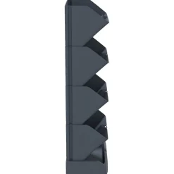 vidaXL Set de plantas jardín vertical 4 uds polipropileno antracita Discount