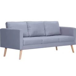 vidaXL Sofás-Set de sofás de 2 y 3 plazas de tela