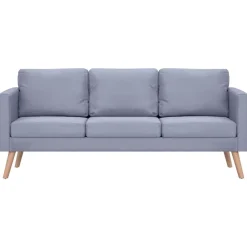 vidaXL Sofás-Set de sofás de 2 y 3 plazas de tela