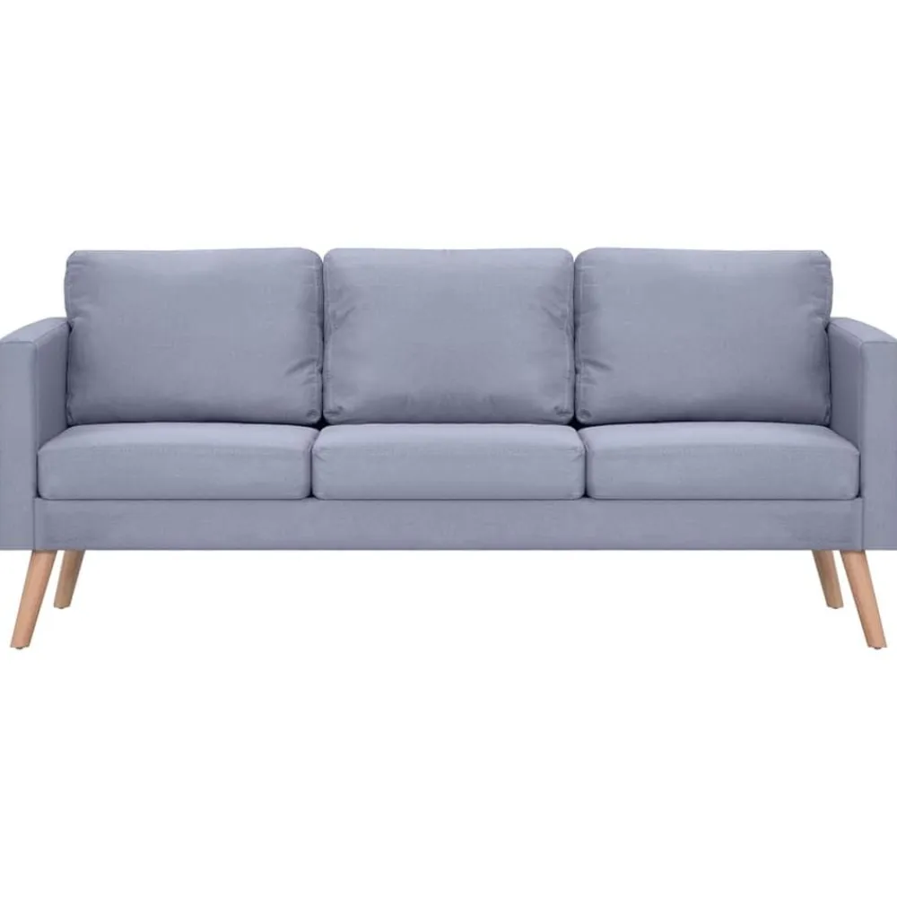 vidaXL Sofás-Set de sofás de 2 y 3 plazas de tela