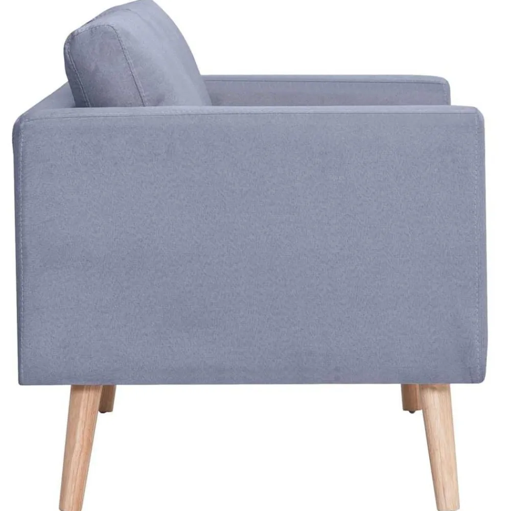 vidaXL Sofás-Set de sofás de 2 y 3 plazas de tela
