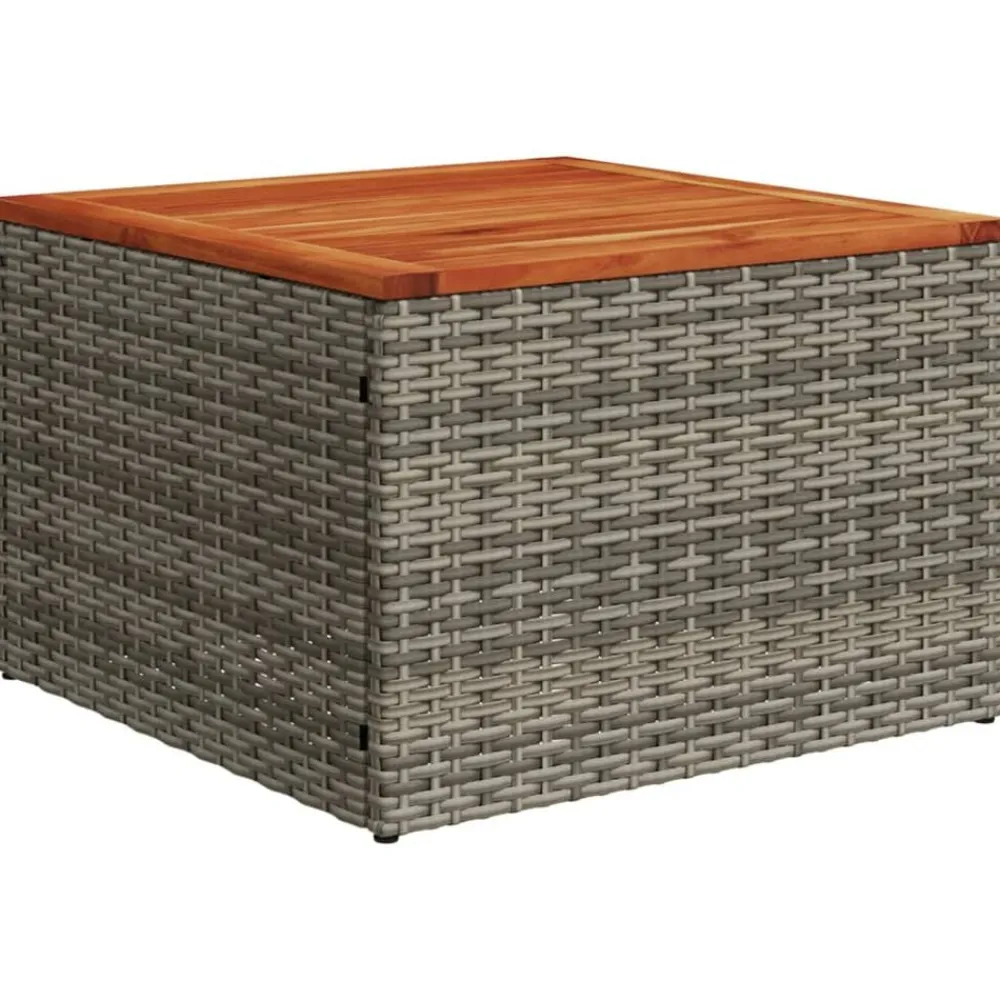 vidaXL Muebles De Jardín-Set de sofás de jardín 7 piezas con cojines ratán PE