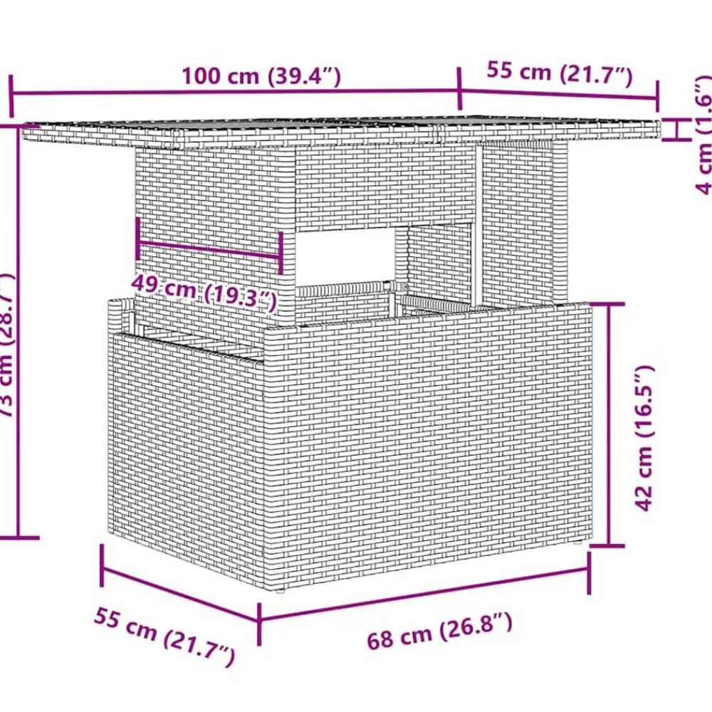 vidaXL Set de sofás de jardín con cojines 9 pzas ratán sintético beige beige y gris claro Outlet