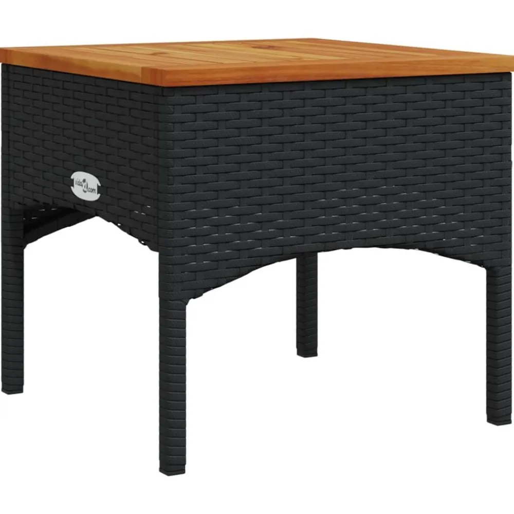 vidaXL Muebles De Jardín-Set de sofás de jardín con cojines 3 pzas ratán sintético