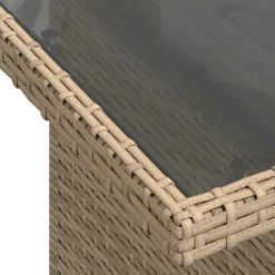 vidaXL Muebles De Jardín-Set de sofás de jardín y cojines 8 piezas ratán sintético beige