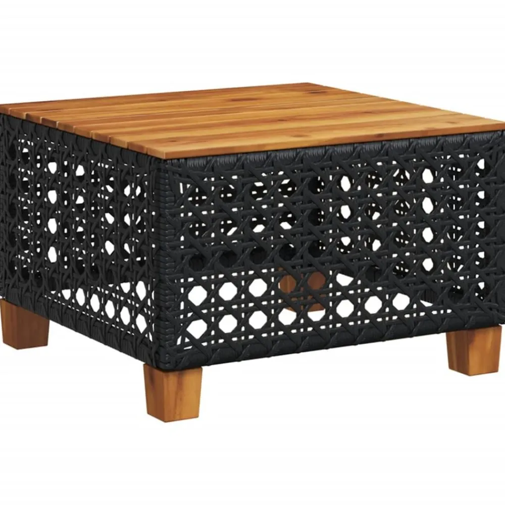 vidaXL Muebles De Jardín-Set de sofás de jardín 6 piezas y cojines ratán sintético