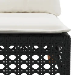 vidaXL Muebles De Jardín-Set de sofás de jardín 6 piezas y cojines ratán sintético