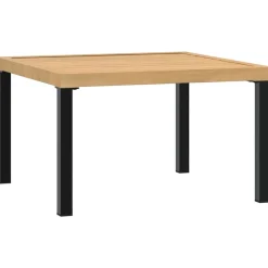 vidaXL Muebles De Jardín-Set de sofás de jardín con cojines 5 piezas aluminio negro