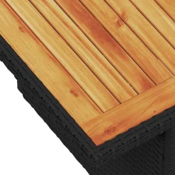 vidaXL Set de sofás de jardín 6 piezas y cojines ratán sintético Negro Hot