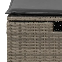 vidaXL Set de sofás de jardín 7 pzas con cojines ratán sintético Gris Sale