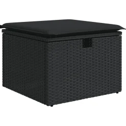 vidaXL Muebles De Jardín-Set de sofás de jardín 8 piezas y cojines ratán sintético