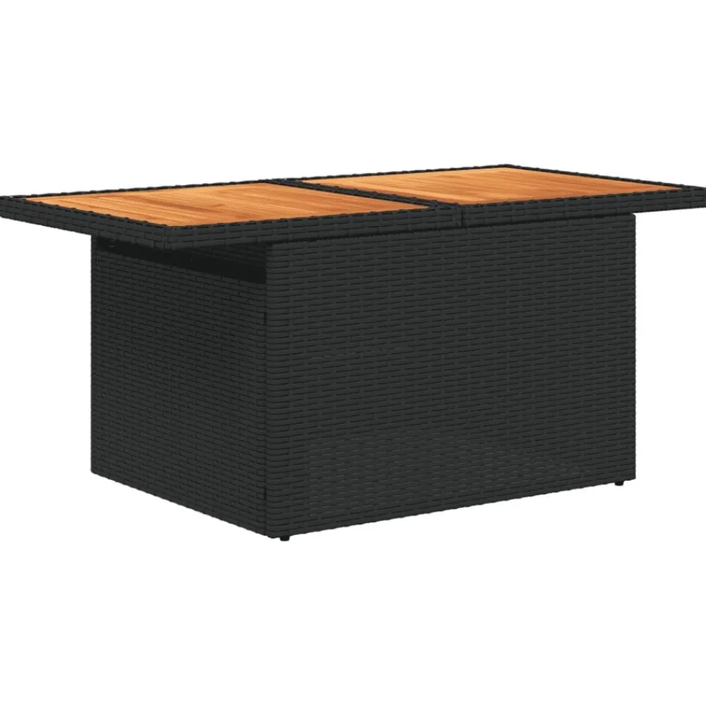 vidaXL Muebles De Jardín-Set de sofás de jardín 8 piezas y cojines ratán sintético