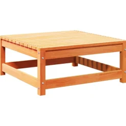 vidaXL Set de sofás jardín 8 pzas con cojines madera pino marrón cera Marr&oacute;n cera Sale