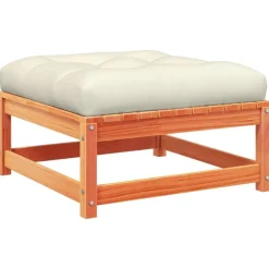vidaXL Set de sofás jardín 8 pzas con cojines madera pino marrón cera Marr&oacute;n cera Sale