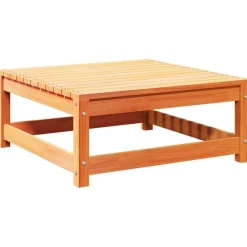 vidaXL Set de sofás jardín 8 pzas con cojines madera pino marrón cera Marr&oacute;n cera Sale