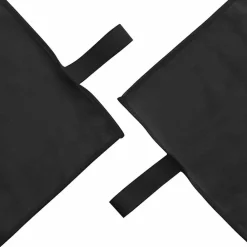 vidaXL Set de Toallas de Deportes 2 pcs tela Negro Online