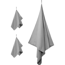 vidaXL Ropa De Casa-Set de Toallas de Deportes 3 pcs