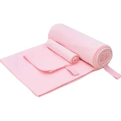 vidaXL Set de Toallas de Deportes 2 pcs tela Rosa Hot