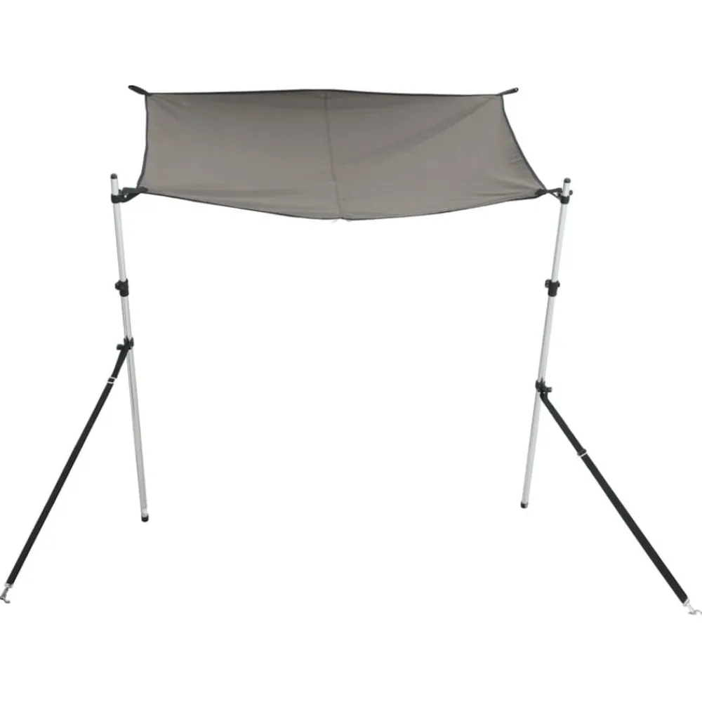 vidaXL Piezas Y Accesorios Para Vehículos-Set de toldo T-Top extensión gris 170x170x(113-182,5) cm