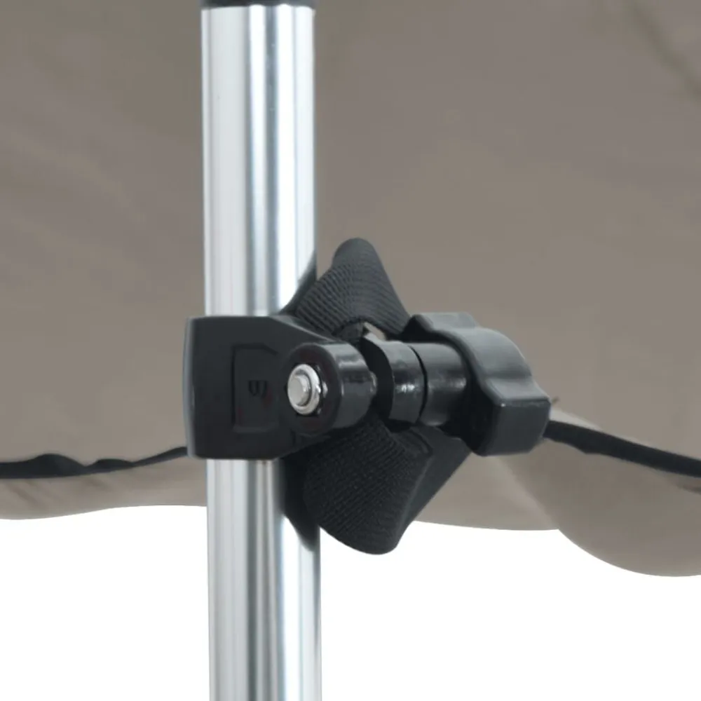 vidaXL Piezas Y Accesorios Para Vehículos-Set de toldo T-Top extensión gris 170x170x(113-182,5) cm