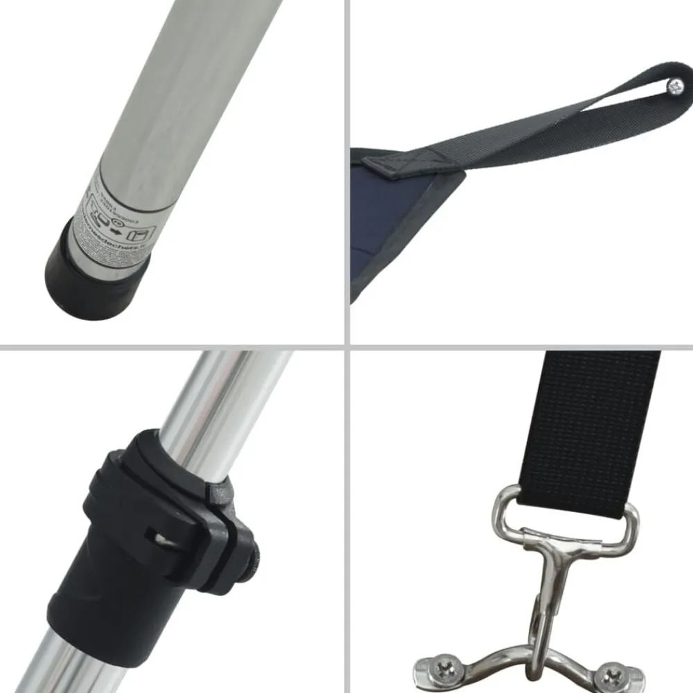 vidaXL Piezas Y Accesorios Para Vehículos-Set de toldo T-Top extensión 170x170x(113-182,5) cm